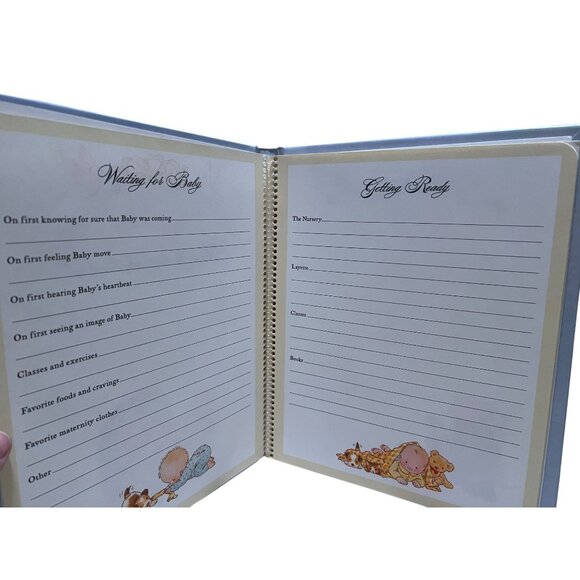 Hallmark Baby's First Three Years Vintage Keepsake Memory Book Blue Baby Boy New - Picture 5 of 10